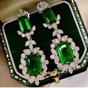 Gorgeous Emerald Green Earrings coming soon